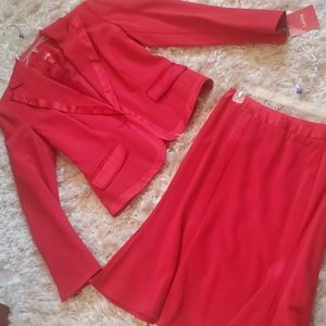 Sexy Red 2 pc Suit